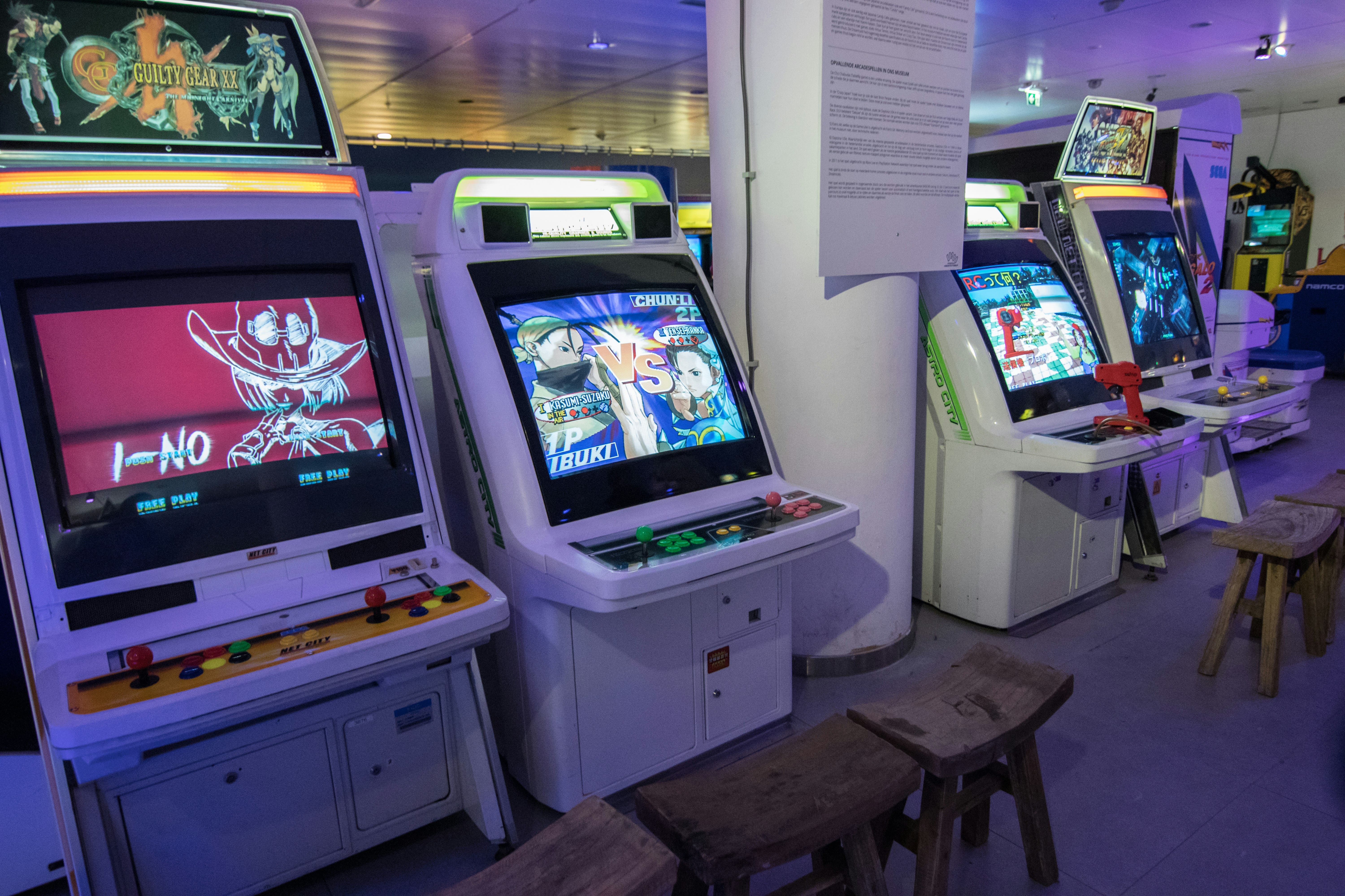 Pachinko hall interior